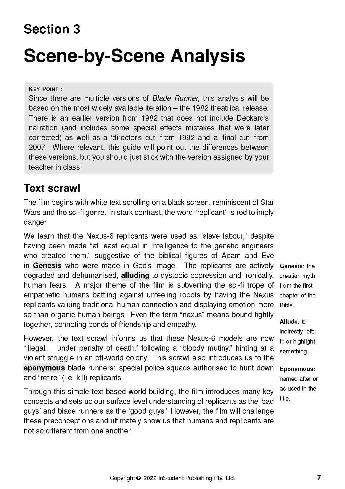 Text Guide: Blade Runner by Ridley Scott - Image 10